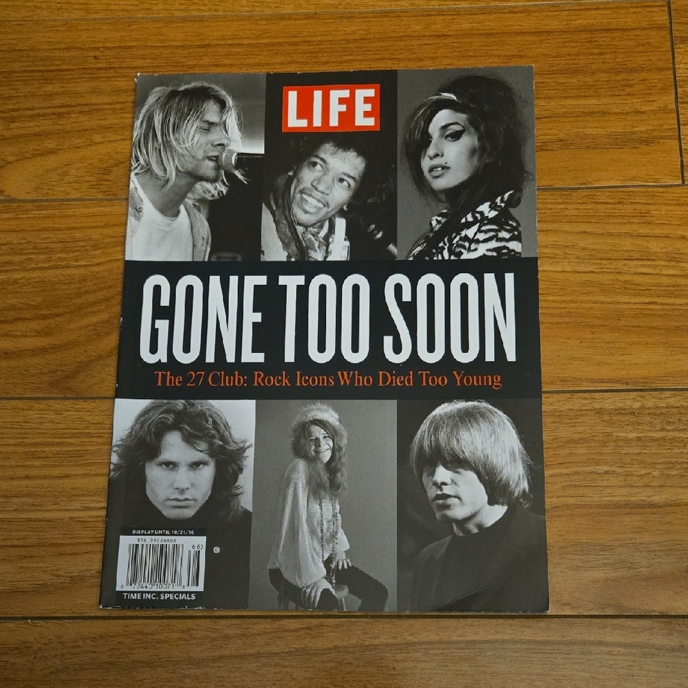 LIFE Magazine Special: "Gone Too Soon" Black & White Cover